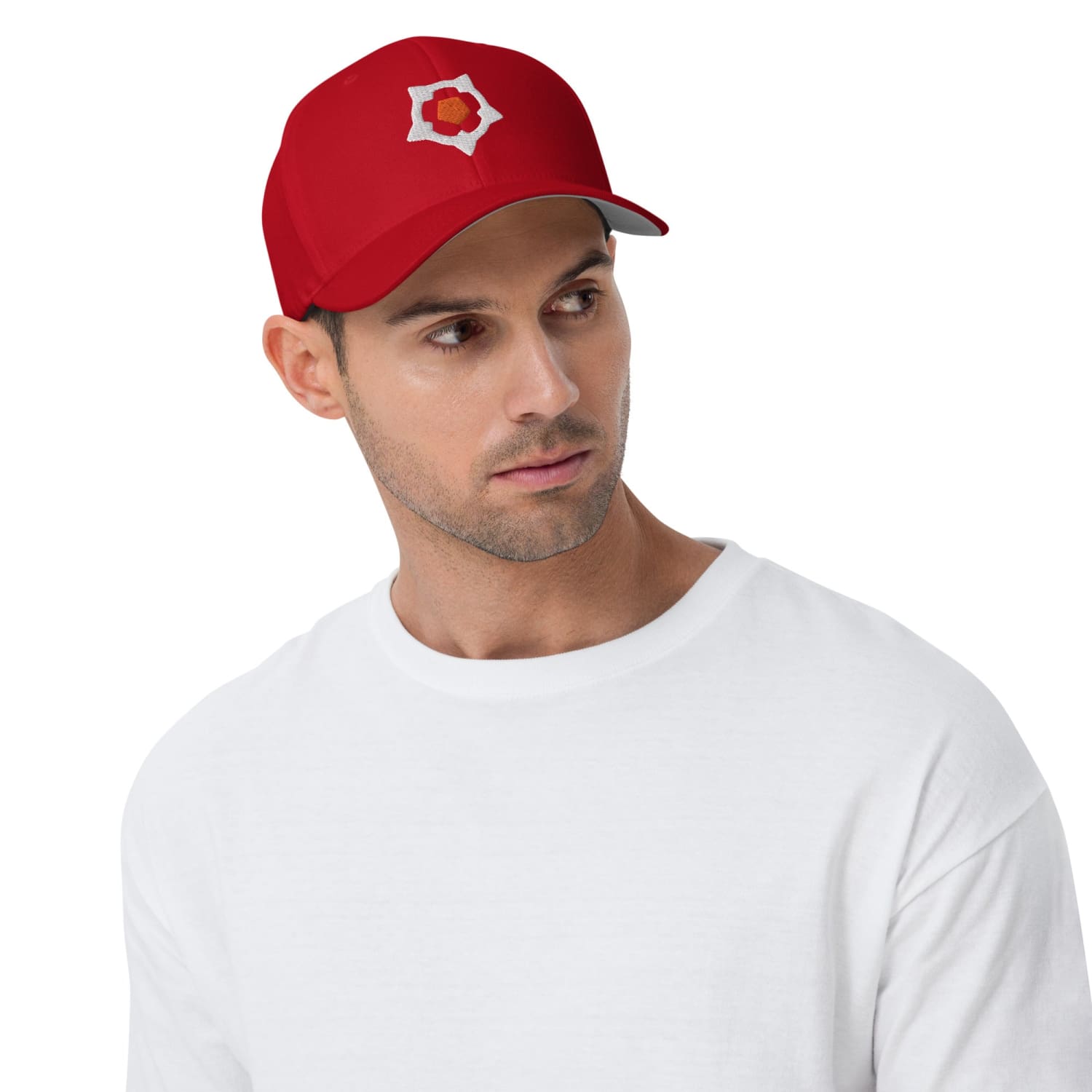 Arkenholdt Arkenstar Structured Twill Flexfit Cap - Red / S/M
