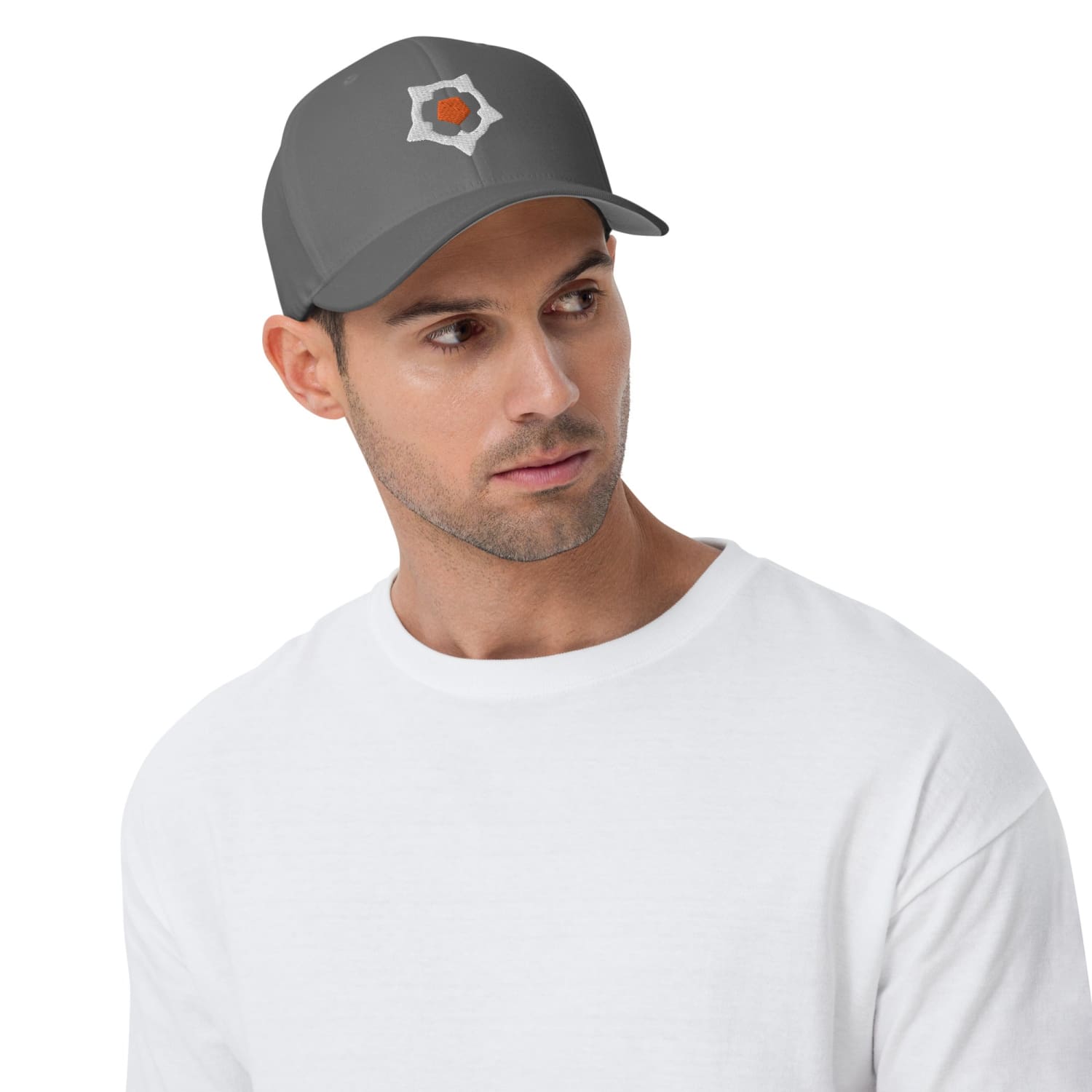 Arkenholdt Arkenstar Structured Twill Flexfit Cap - Grey / S/M
