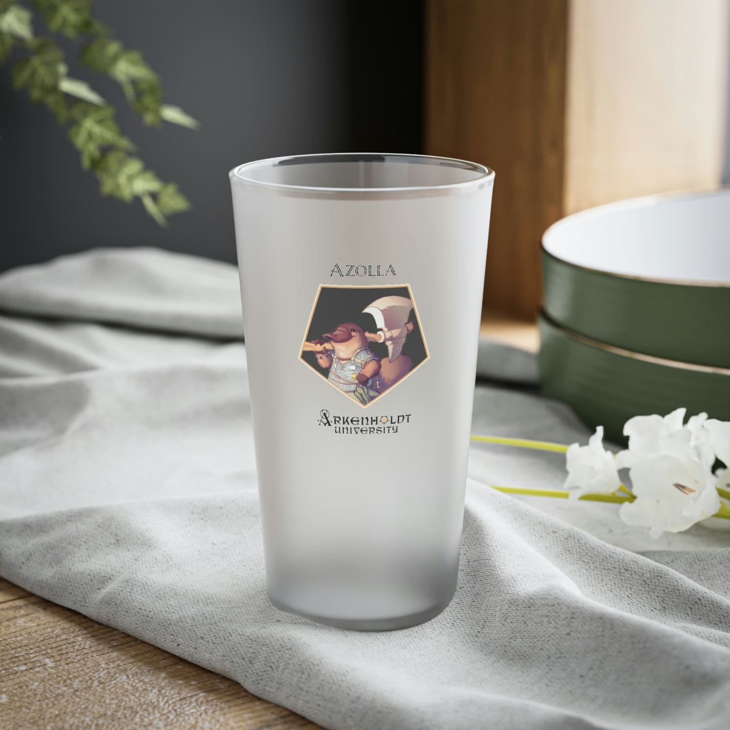 Arkenholdt Azolla 16oz Frosted Pint Glass - 16oz / Frosted - Mug