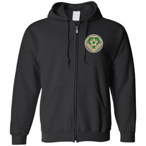 Arkenholdt Caridad Unisex Zip Hoodie - Black / S