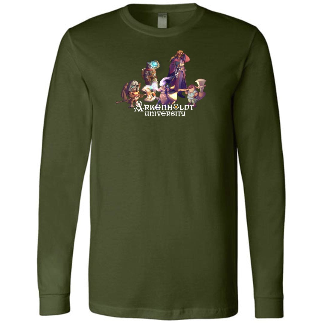 Arkenholdt Class Portraits Unisex Premium Long Sleeve Tee - Olive / S