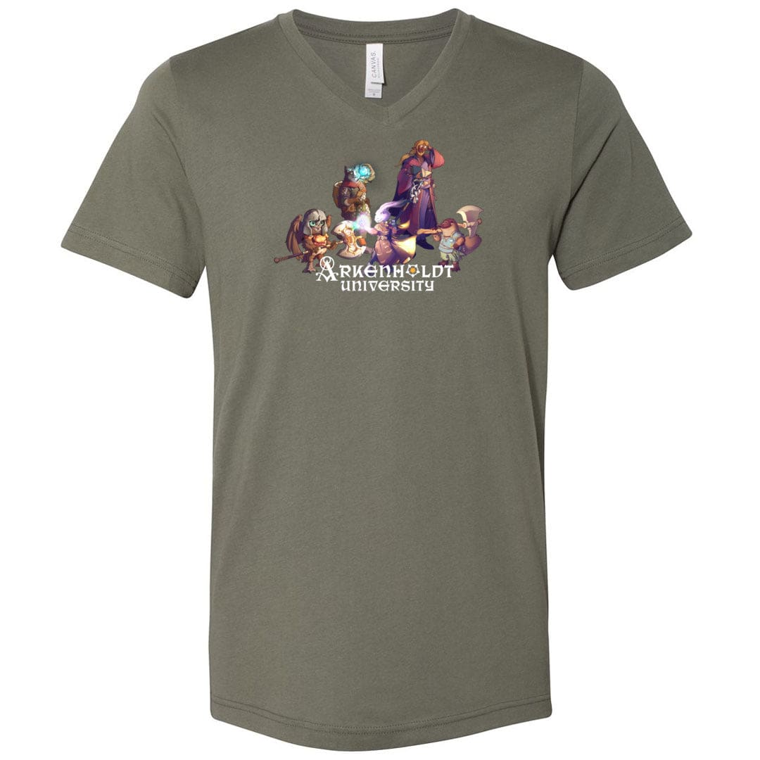 Arkenholdt Class Portraits Unisex Premium V-Neck Tee - Military Green / S
