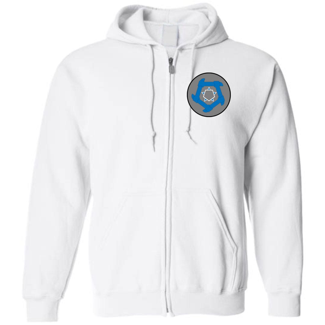 Arkenholdt Collaboration Unisex Zip Hoodie - White / S
