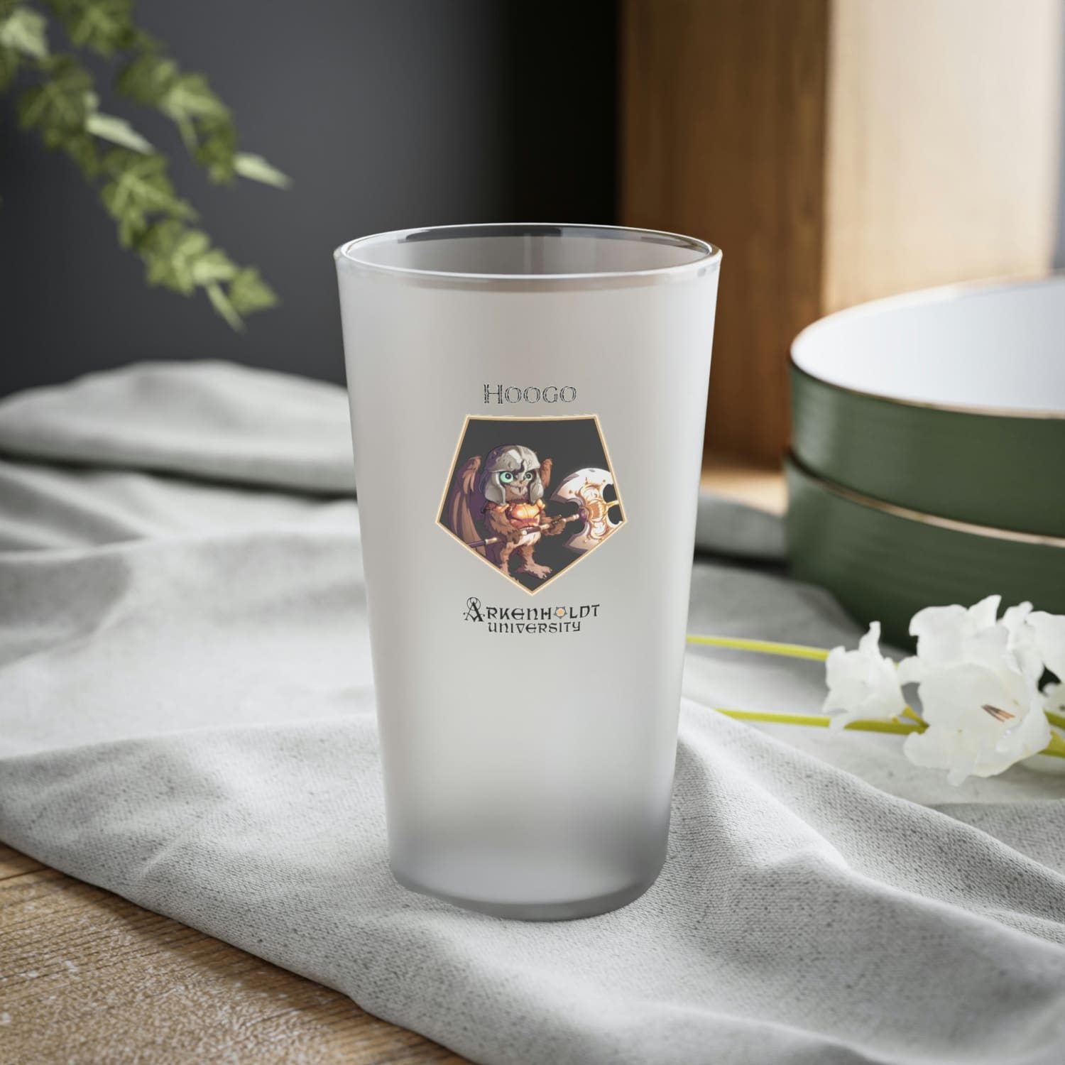 Arkenholdt Hoogo 16oz Frosted Pint Glass - 16oz / Frosted - Mug