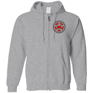 Arkenholdt Ilon Unisex Zip Hoodie - Sports Grey / S