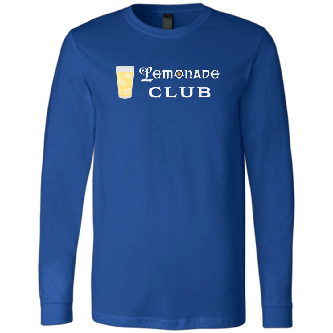 Arkenholdt Lemonade Club Unisex Premium Long Sleeve Tee - True Royal / S