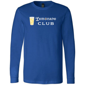 Arkenholdt Lemonade Club Unisex Premium Long Sleeve Tee - True Royal / S