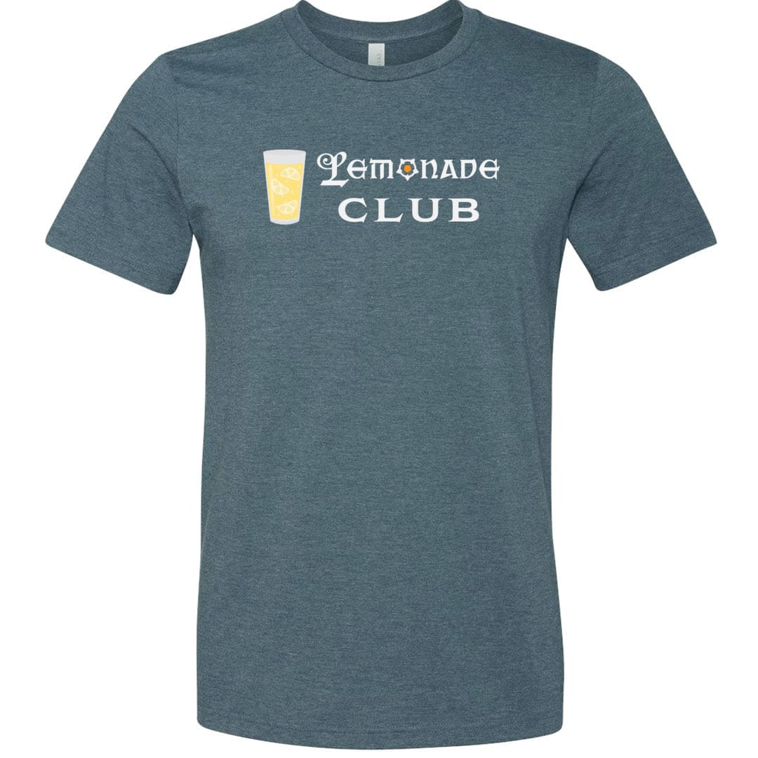 Arkenholdt Lemonade Club Unisex Premium Tee - Heather Slate / XS