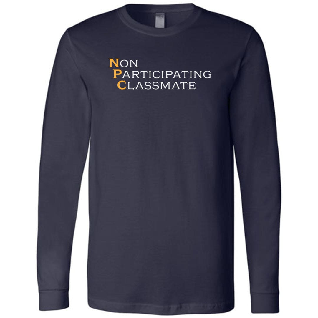 Arkenholdt NPC Unisex Premium Long Sleeve Tee - Navy / S
