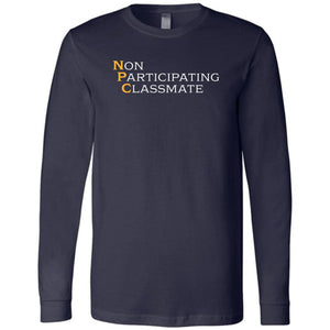 Arkenholdt NPC Unisex Premium Long Sleeve Tee - Navy / S