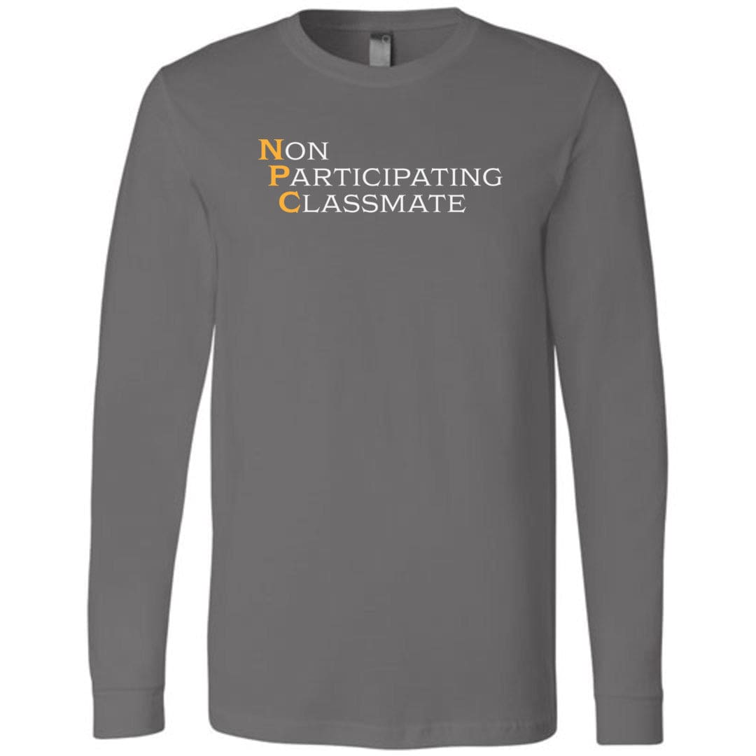 Arkenholdt NPC Unisex Premium Long Sleeve Tee - Asphalt / S