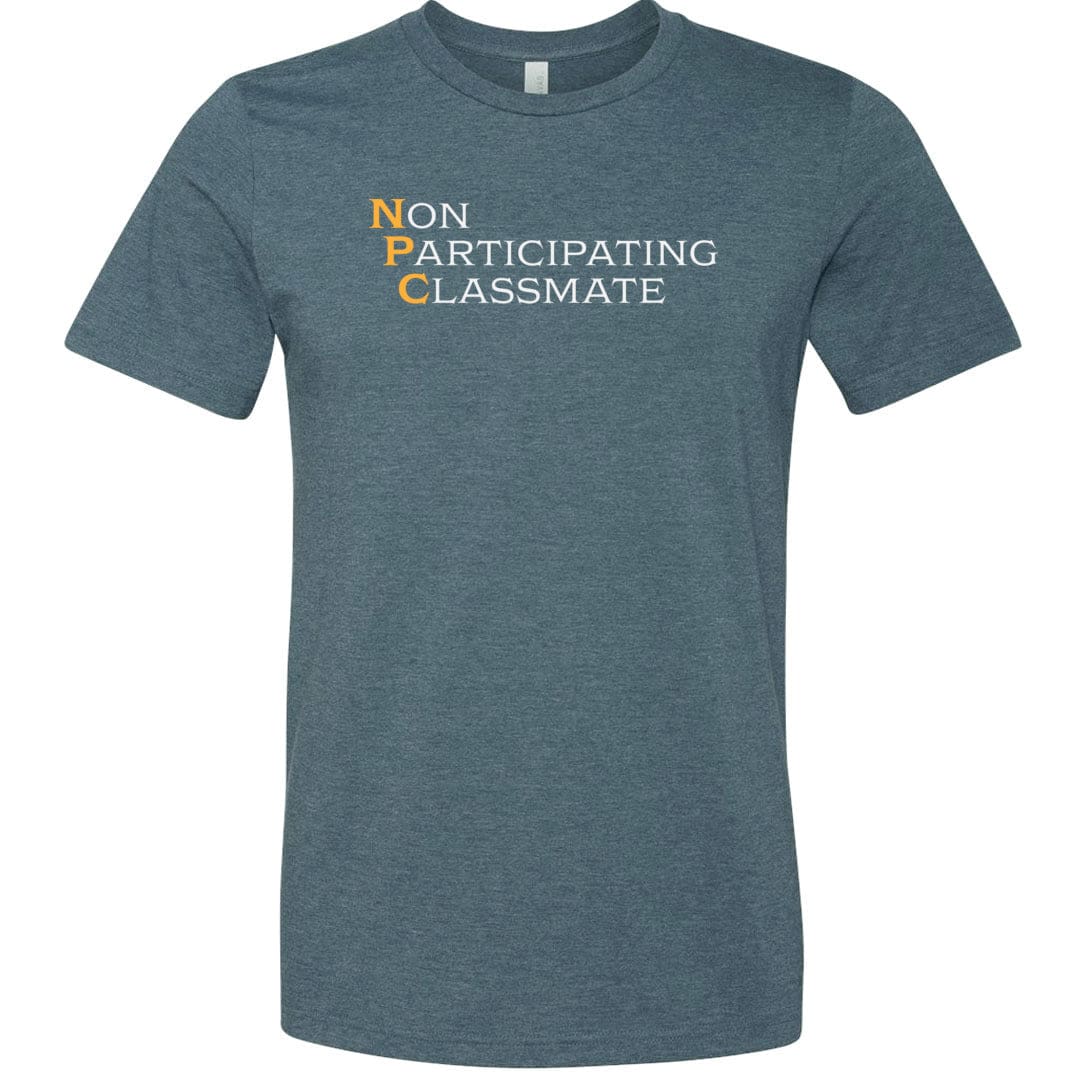 Arkenholdt NPC Unisex Premium Tee - Heather Slate / XS