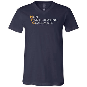 Arkenholdt NPC Unisex Premium V-Neck Tee - Navy / S