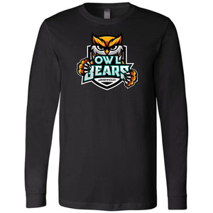 Arkenholdt Owlbears Team Logo Unisex Premium Long Sleeve Tee - Black / XS
