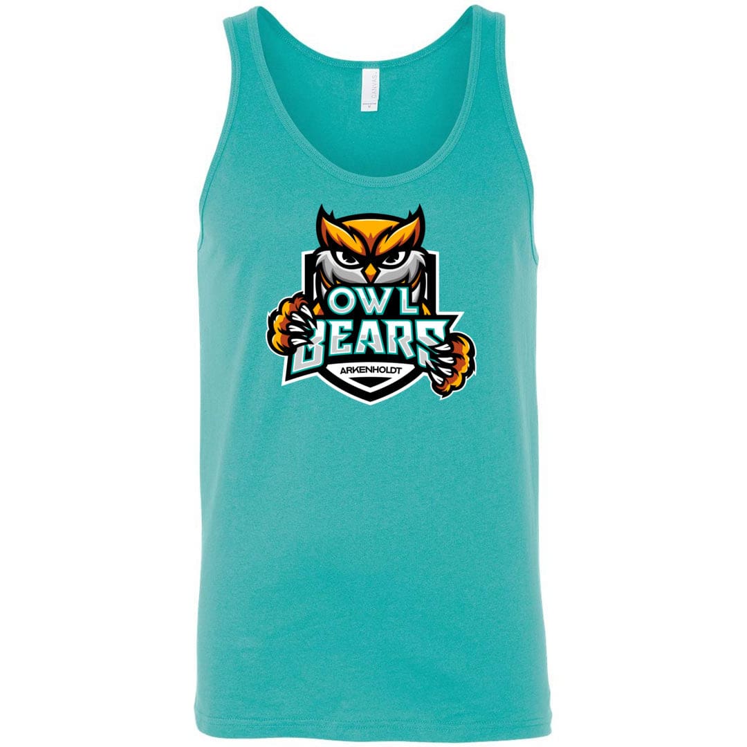 Arkenholdt Owlbears Team Logo Unisex Premium Tank - Teal / S