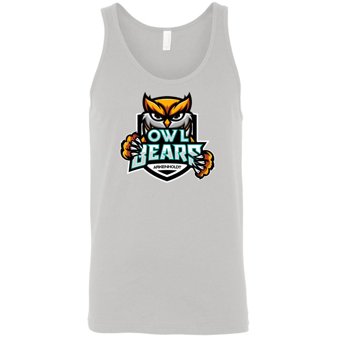 Arkenholdt Owlbears Team Logo Unisex Premium Tank - Silver / S