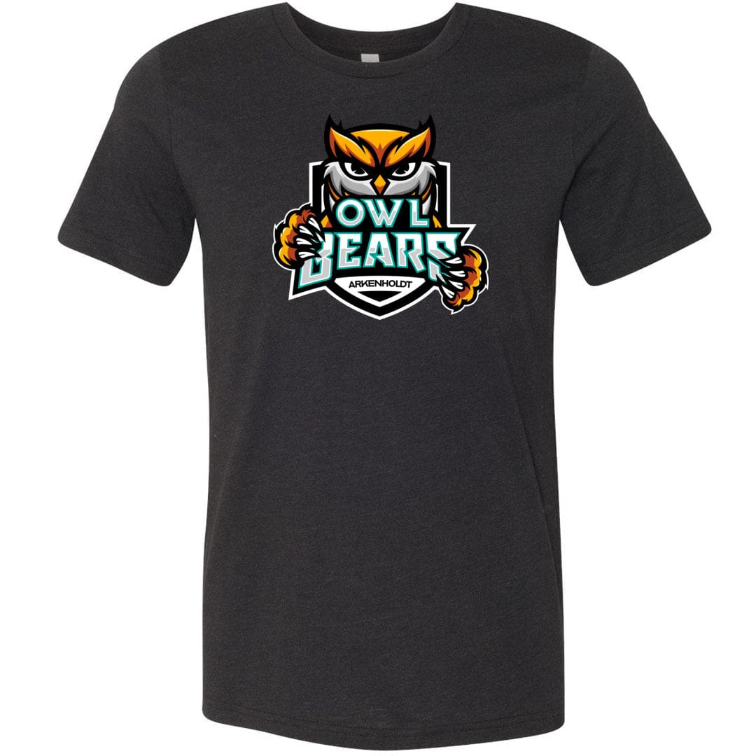 Arkenholdt Owlbears Team Logo Unisex Premium Tee - Black Heather / XS