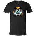 Arkenholdt Owlbears Team Logo Unisex Premium V-Neck Tee - Black / S