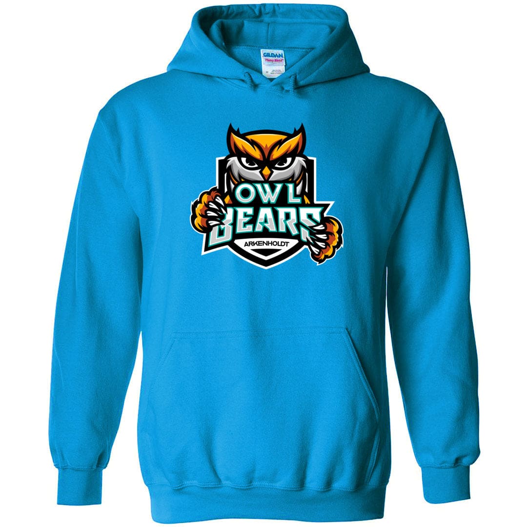 Arkenholdt Owlbears Team Logo Unisex Pullover Hoodie - Sapphire / S