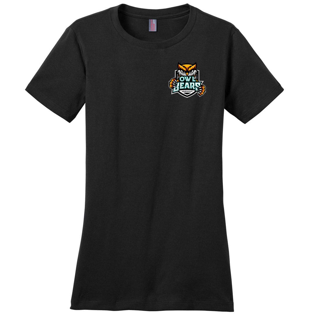 Arkenholdt Owlbears Team Logo Womens Premium Tee - Black / XS