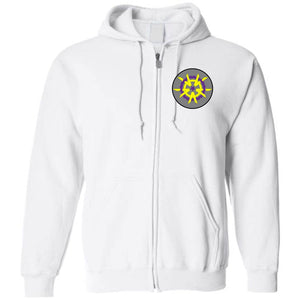 Arkenholdt Vers Netiaj Unisex Zip Hoodie - White / S