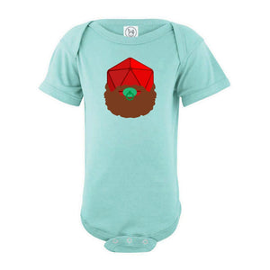 Baby Beard20 Unisex Baby Fine Jersey Onesie Bodysuit - Chill / NB