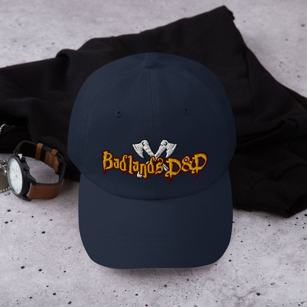 Badlands D&D Logo Classic Dad Cap - Navy