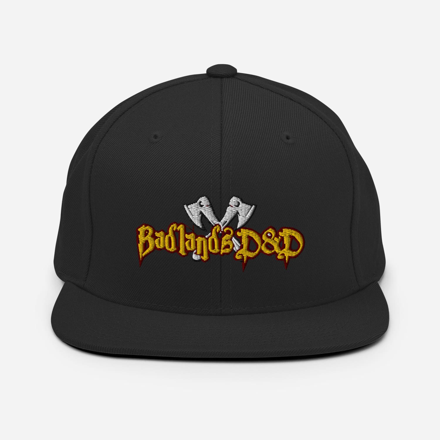 Badlands D&D Logo Classic Snapback Cap - Black