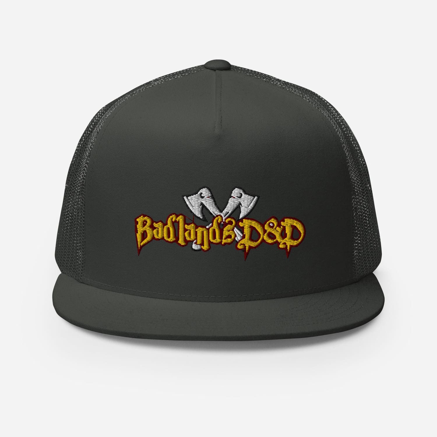 Badlands D&D Logo Classic Trucker Cap - Charcoal