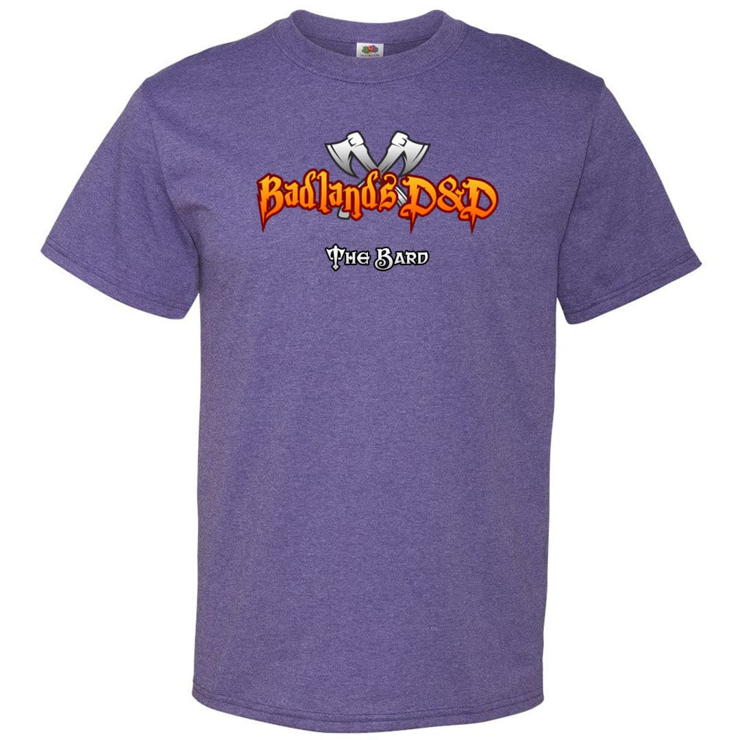 Badlands D&D The Bard Unisex Classic Tee - Retro Heather Purple / XL