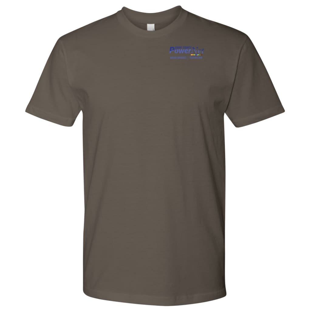 BBridges Mockups - Next Level Mens Shirt / Warm Grey / S - T-shirt