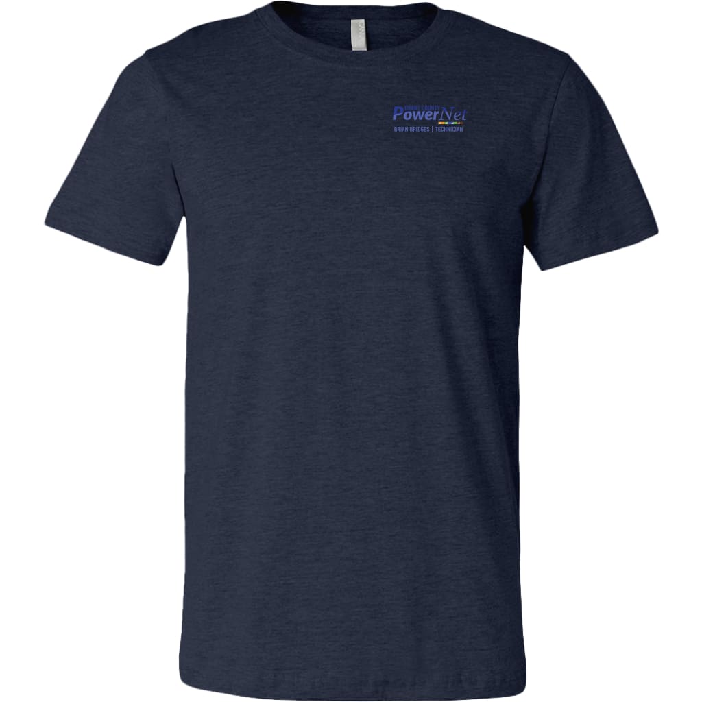 BBridges Mockups - Canvas Mens Shirt / Heather Navy / S - T-shirt