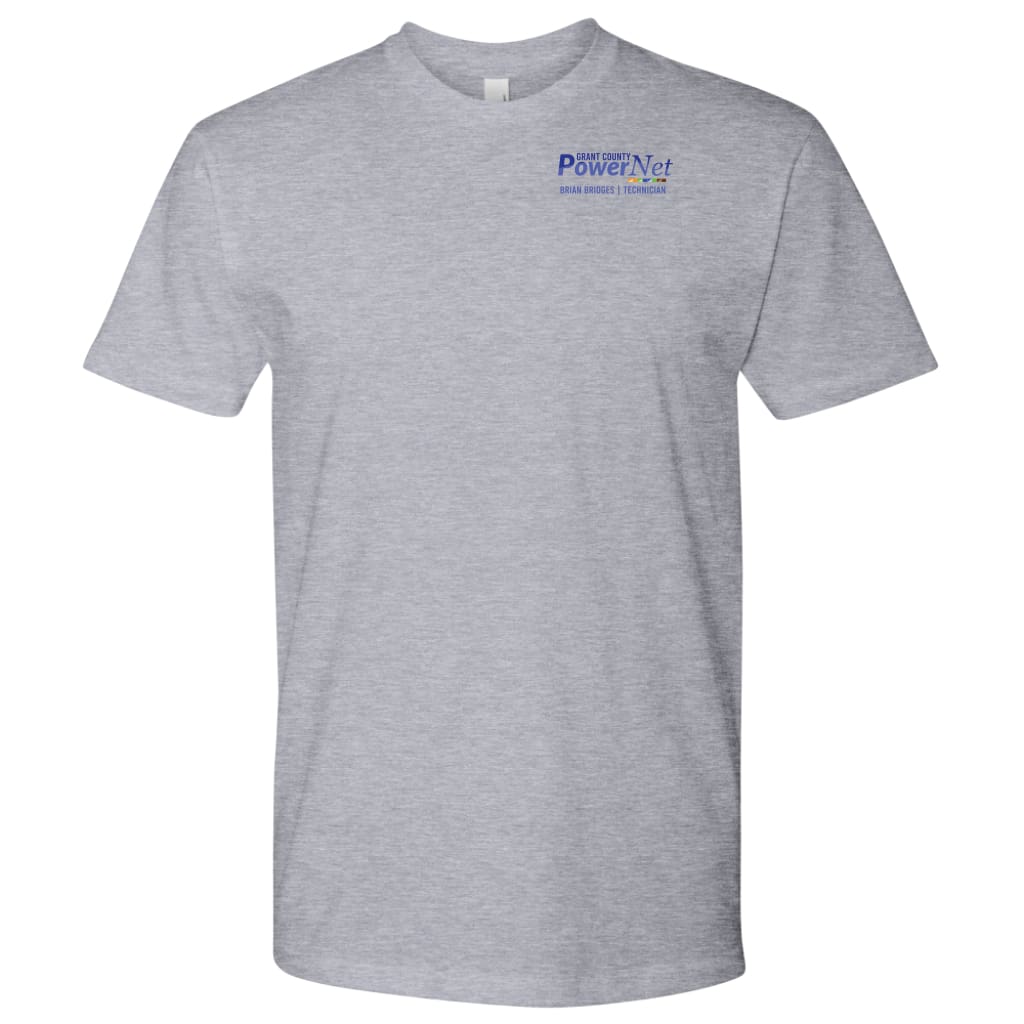 BBridges Mockups - Next Level Mens Shirt / Heather Grey / S - T-shirt