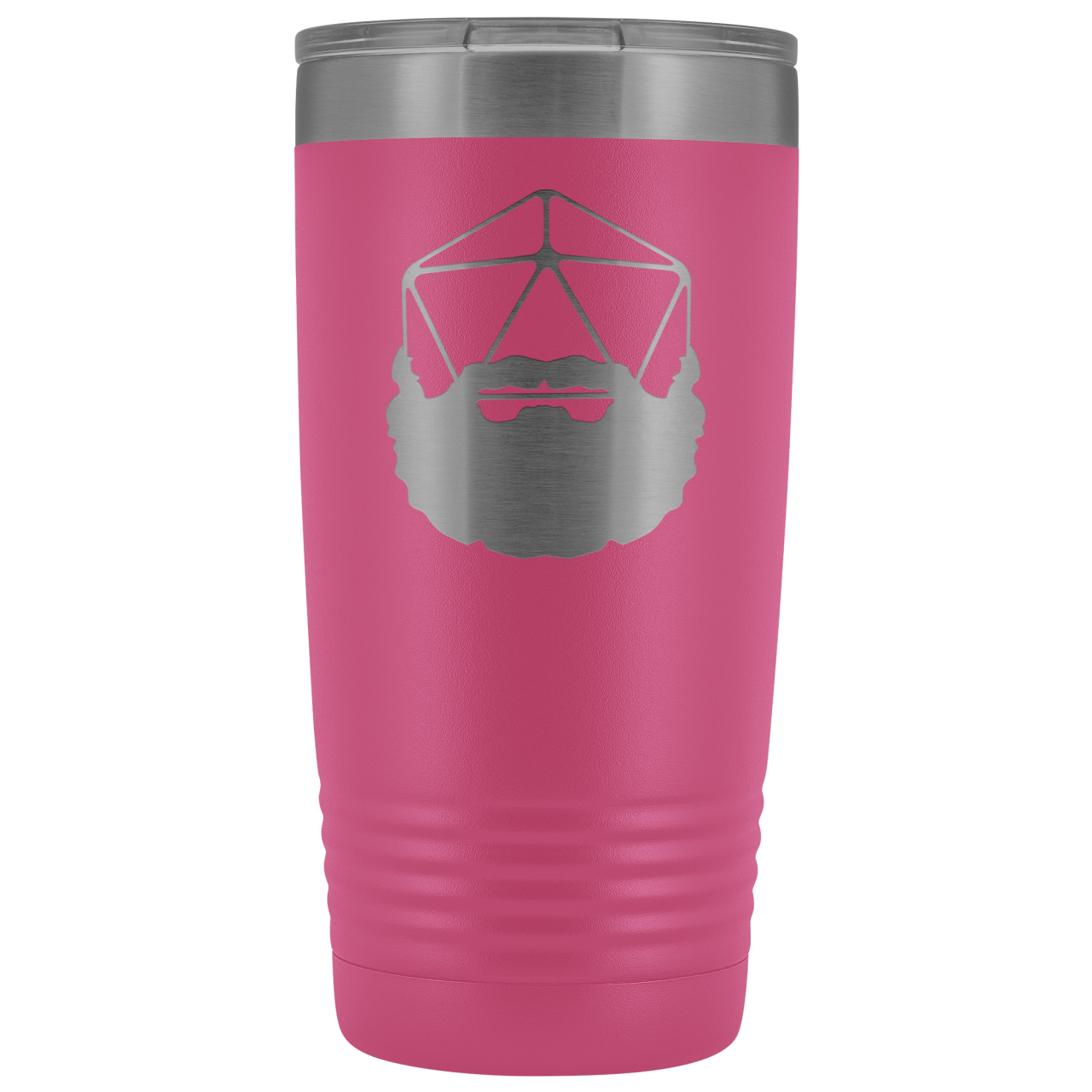 Beard 20 D20 20oz Vacuum Tumbler - Pink - Tumblers