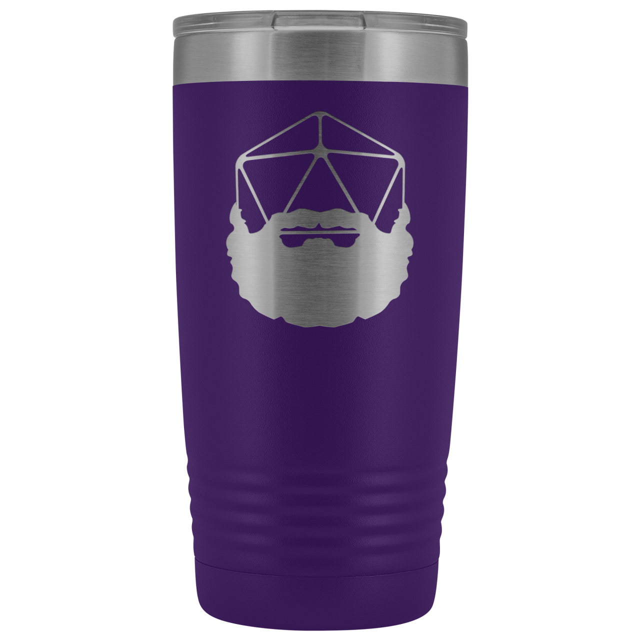 Beard 20 D20 20oz Vacuum Tumbler - Purple - Tumblers