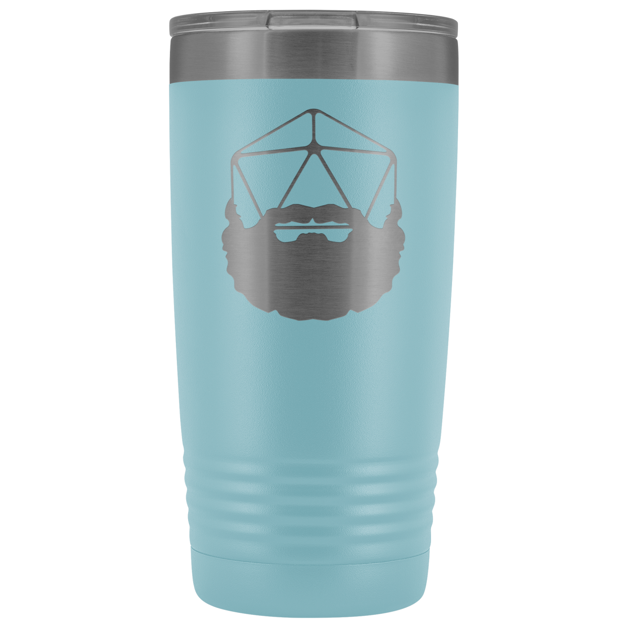 Beard 20 D20 20oz Vacuum Tumbler - Light Blue - Tumblers