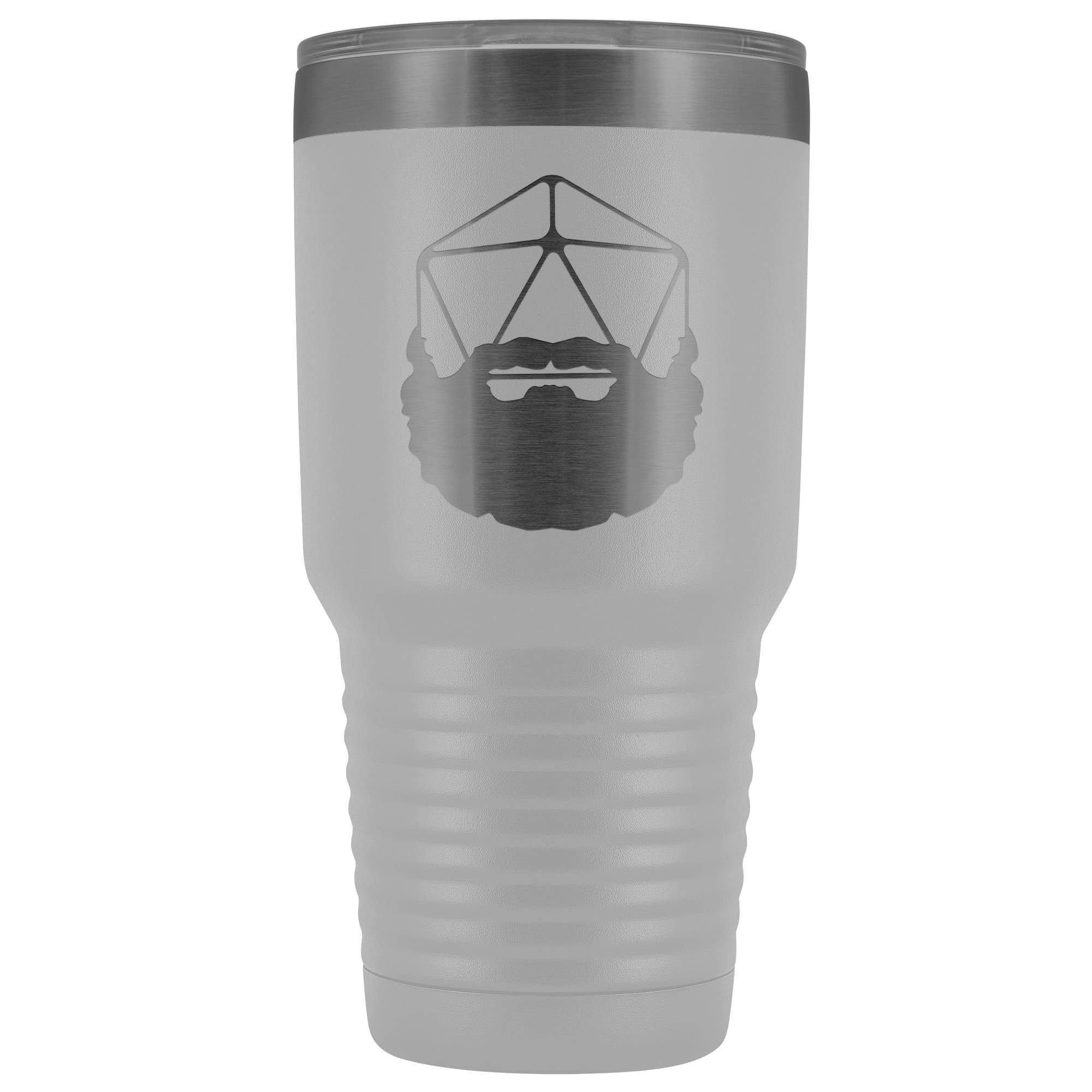 Beard 20 D20 30oz Vacuum Tumbler - White - Tumblers