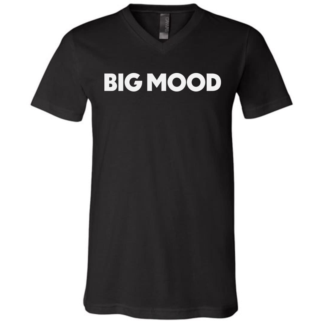 Big Mood TS Unisex Premium V-Neck Tee - Black / S