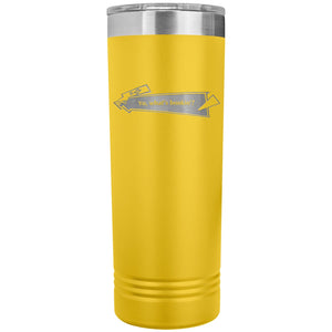 Capster Cafe - Bonkin’ 22oz Skinny Tumbler - Yellow - Drinkware