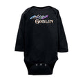 Chaos Goblin Unisex Baby Fine Jersey Longsleeve Bodysuit - Black / NB