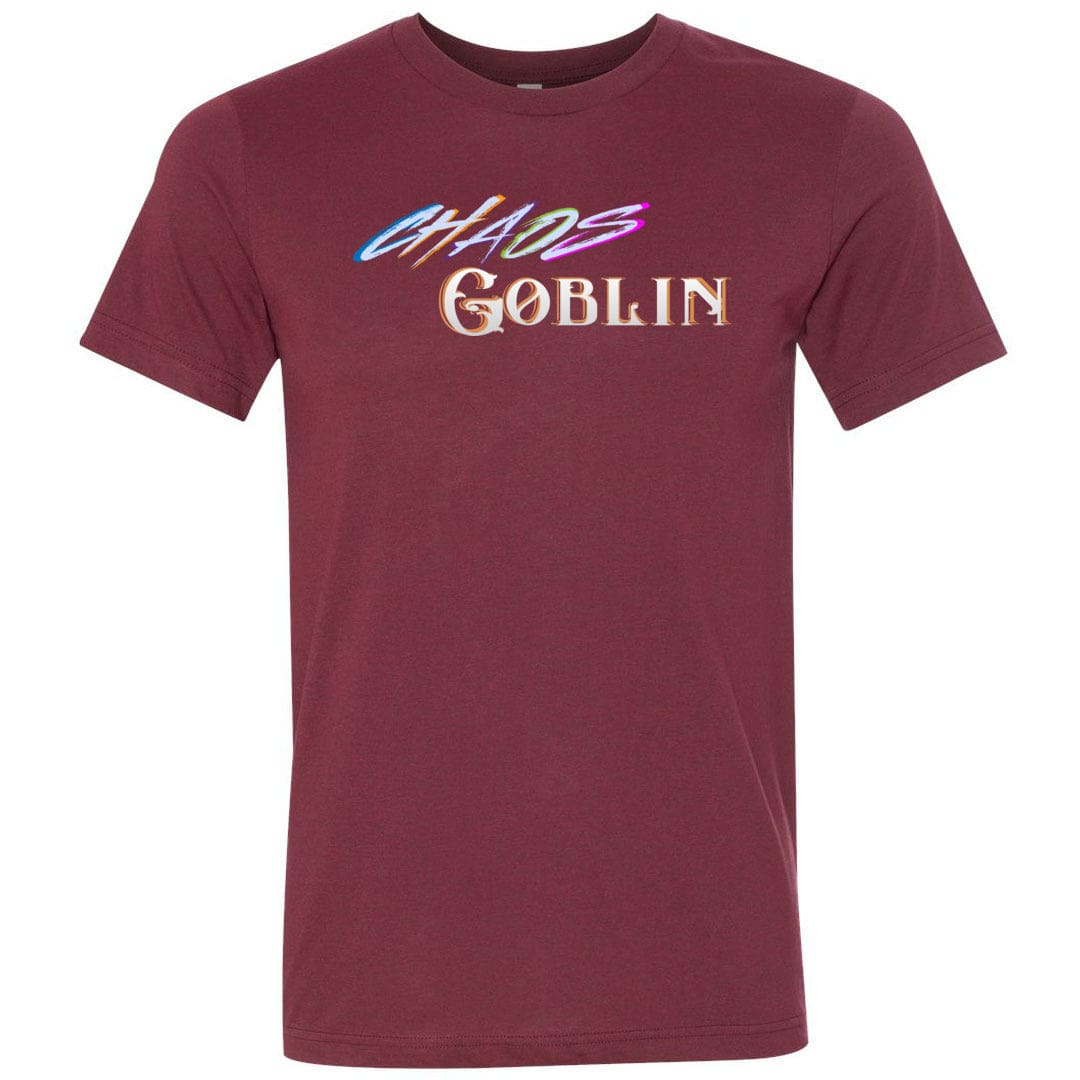 Chaos Goblin Unisex Premium Tee - Heather Cardinal / XS