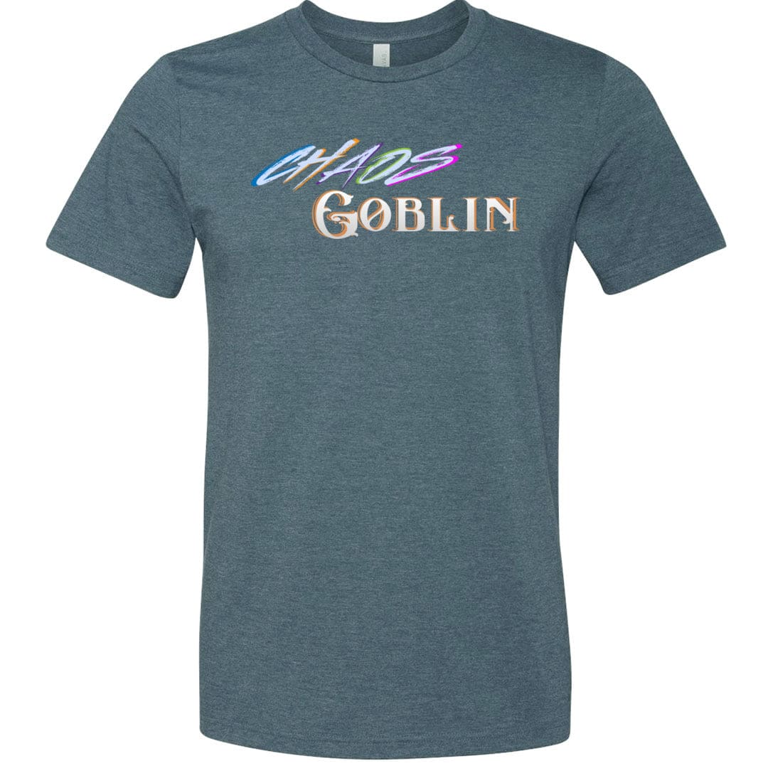 Chaos Goblin Unisex Premium Tee - Heather Slate / XS