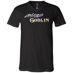Chaos Goblin Unisex Premium V-Neck Tee - Black / S