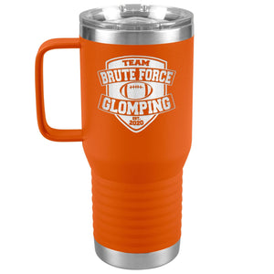 Chatty Fam Brute Force Glomping 20oz Travel Tumbler - Orange - Tumblers