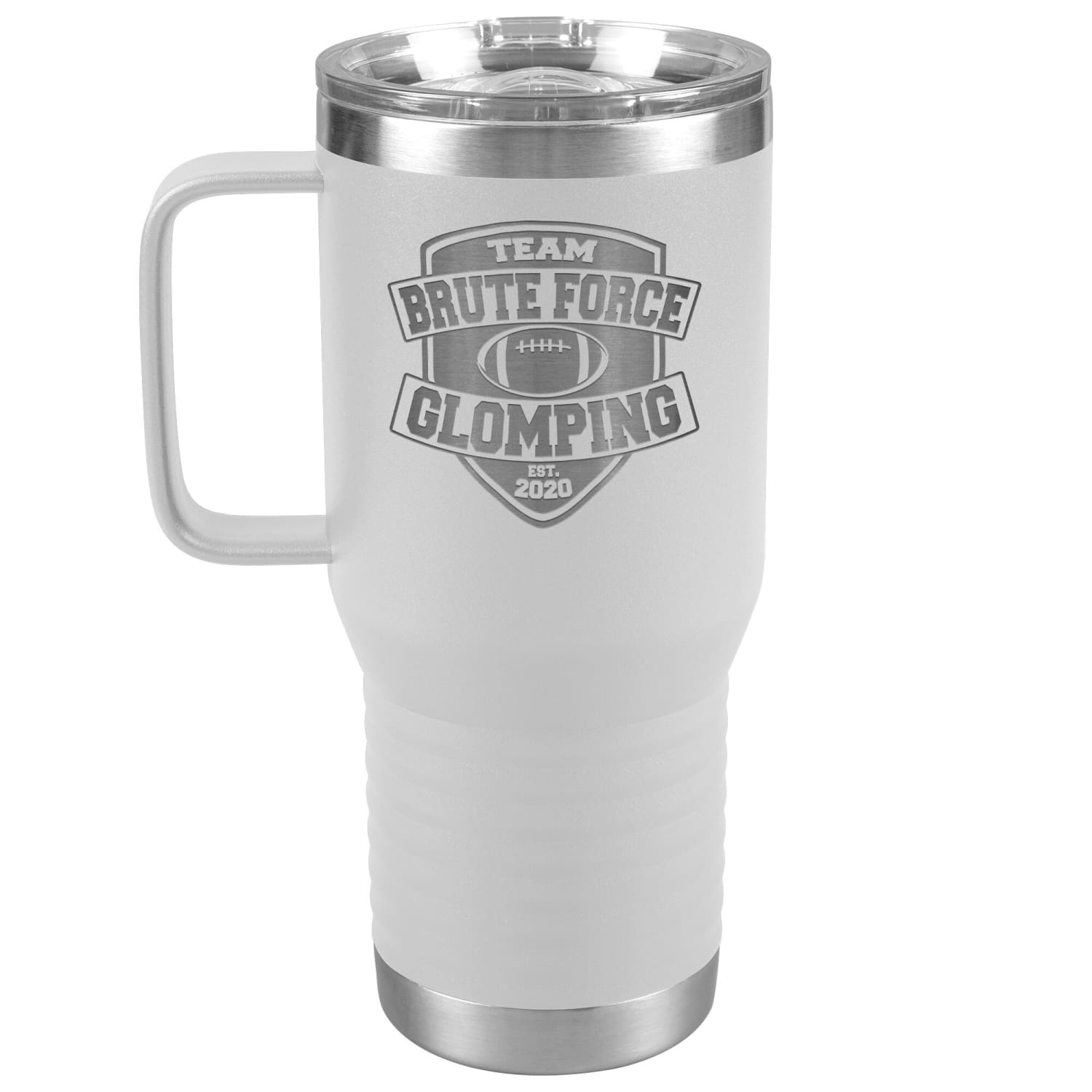 Chatty Fam Brute Force Glomping 20oz Travel Tumbler - White - Tumblers