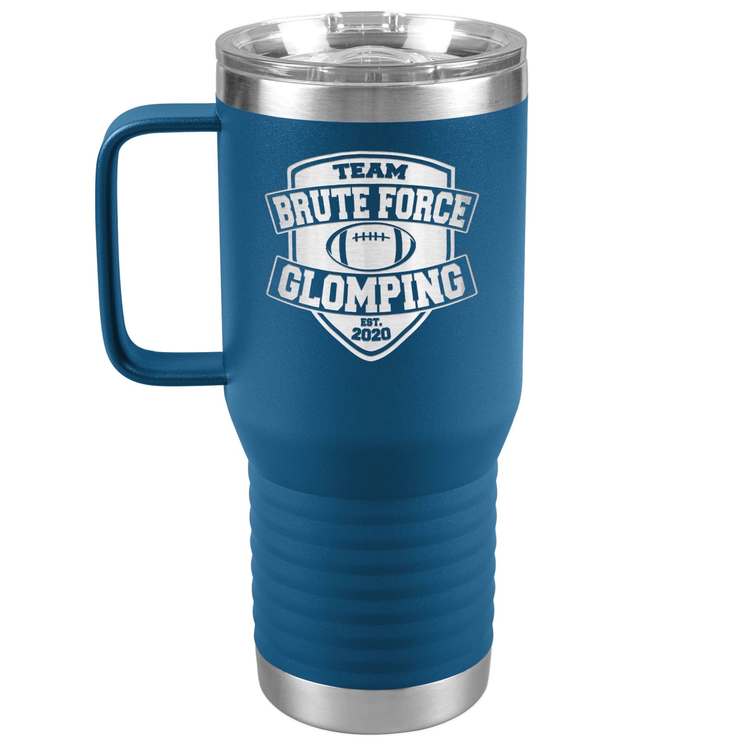 Chatty Fam Brute Force Glomping 20oz Travel Tumbler - Blue - Tumblers