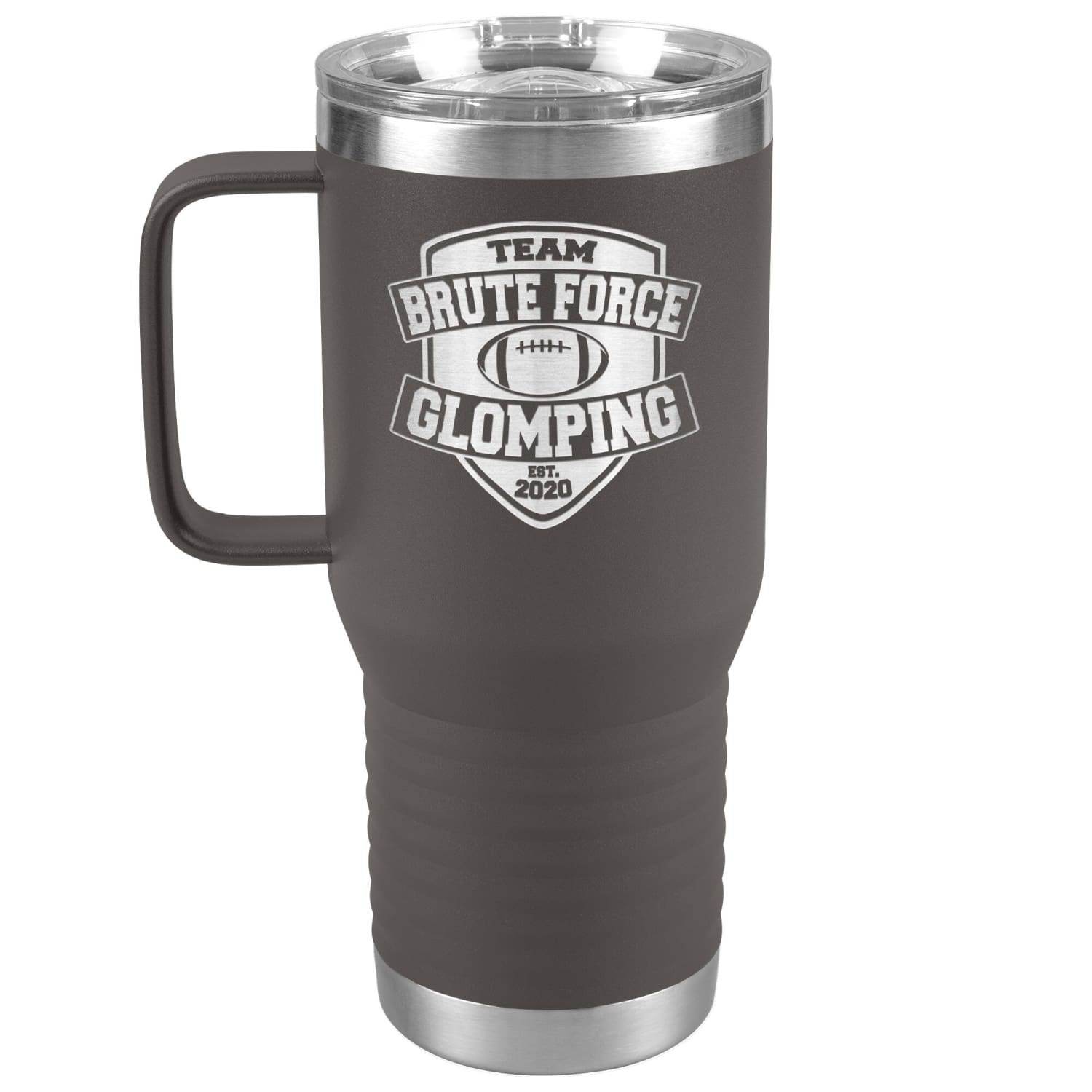 Chatty Fam Brute Force Glomping 20oz Travel Tumbler - Pewter - Tumblers