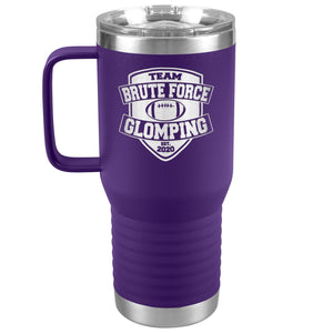 Chatty Fam Brute Force Glomping 20oz Travel Tumbler - Purple - Tumblers
