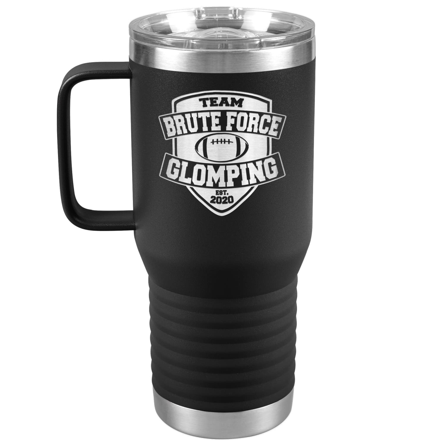 Chatty Fam Brute Force Glomping 20oz Travel Tumbler - Black - Tumblers