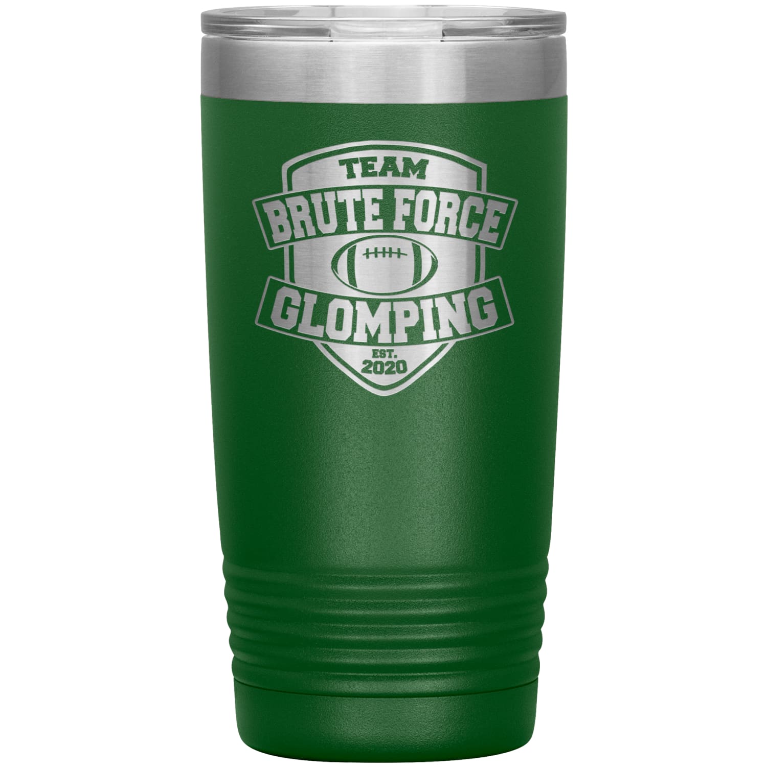 Chatty Fam Brute Force Glomping 20oz Vacuum Tumbler - Green - Tumblers